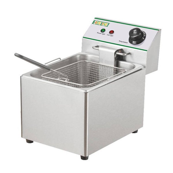 Friggitrice elettrica professionale da banco 8 lt.