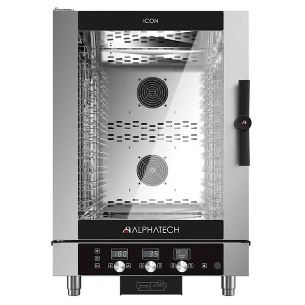 Forno Elettrico Combinato a convenzione e vapore Digitale 10 teglie Alphatech ICON ICET101E