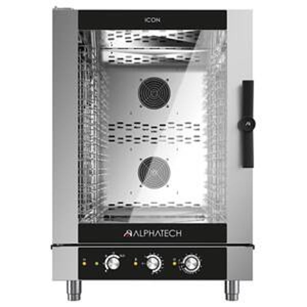 Forno a Gas Combinato a convenzione e vapore 10 Teglie Alphatech ICON ICGM101E