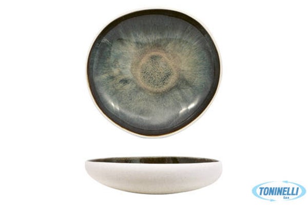 NEW GENESYS BLU-PIATTO FONDO CM.19,8 IN PORCELLANA CB3320-20-F929 Art. 18015   EAN 8010415239041