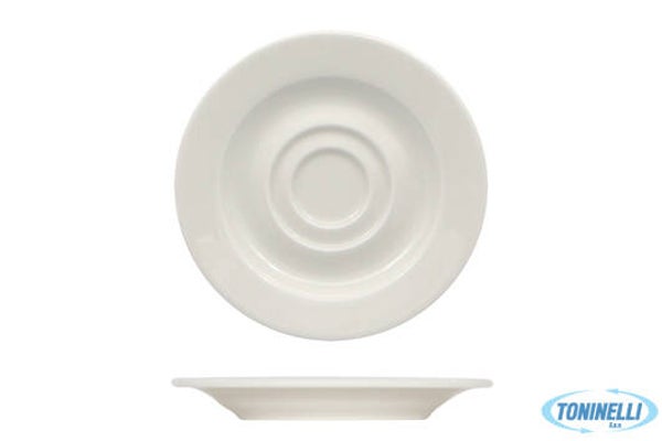 PRIME-PIATTO PER TAZZA CAFFE CM 13 - ALLUMINA