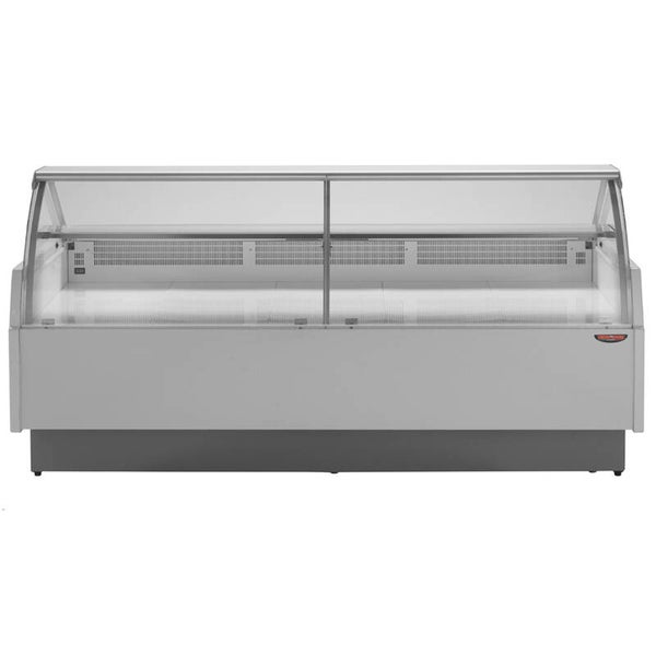 BANCO FRIGO SALUMERIA ALIMENTARI LINEA MR 9.5 VETRO CURVO CON MOTORE LUNG. CM. 104