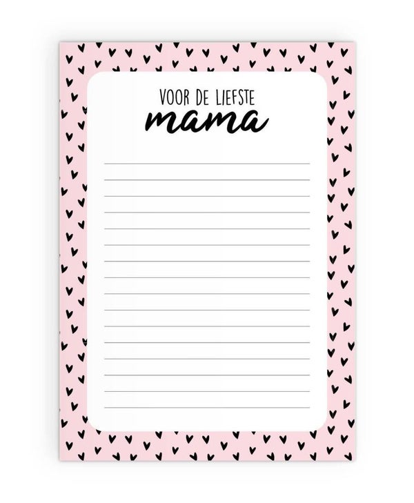 Notitieblok - Voor de liefste mama