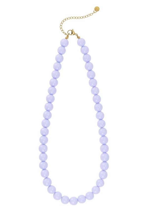 Gekleurde kralenketting klein - Lilac