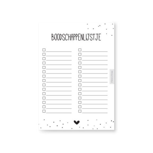 Notitieblok - Boodschappenlijstje
