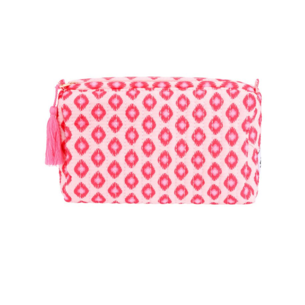 Retro chique make-up tas groot - Pink