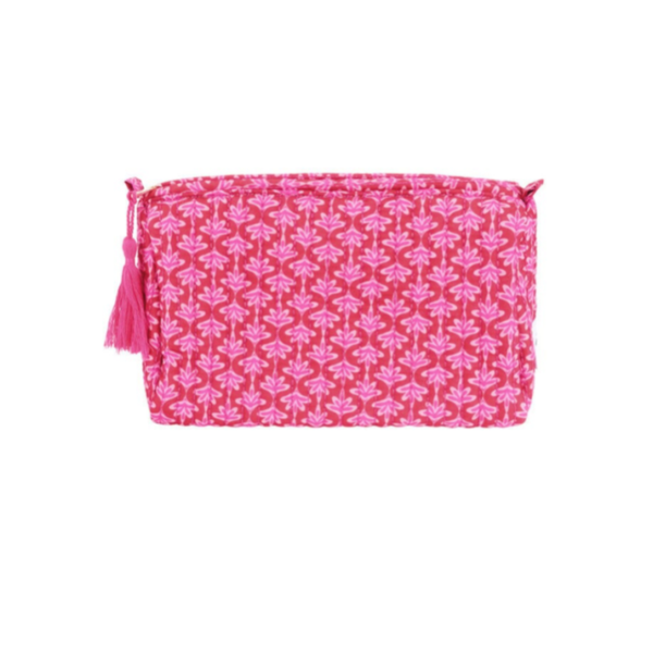 Bloemen make-uptas groot - Pink