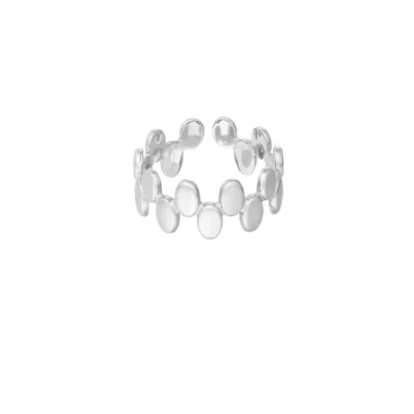 Ring zilver - Rondjes