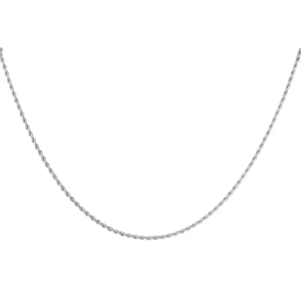 Ketting gedraaid - zilver