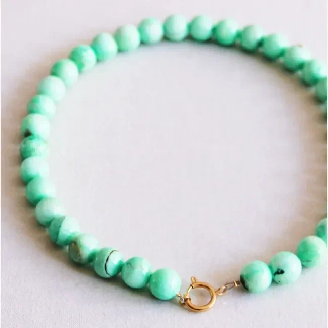 Kralen ketting van natuursteen XL - groen