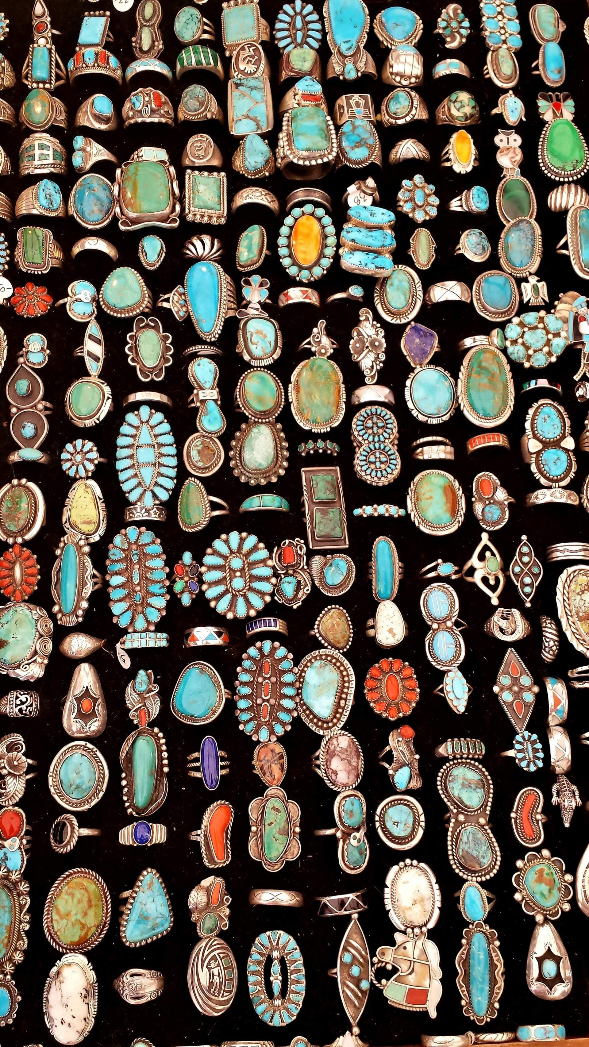 Bijoux traditionnels en turquoise et orfevrerie de l artisanat navajo