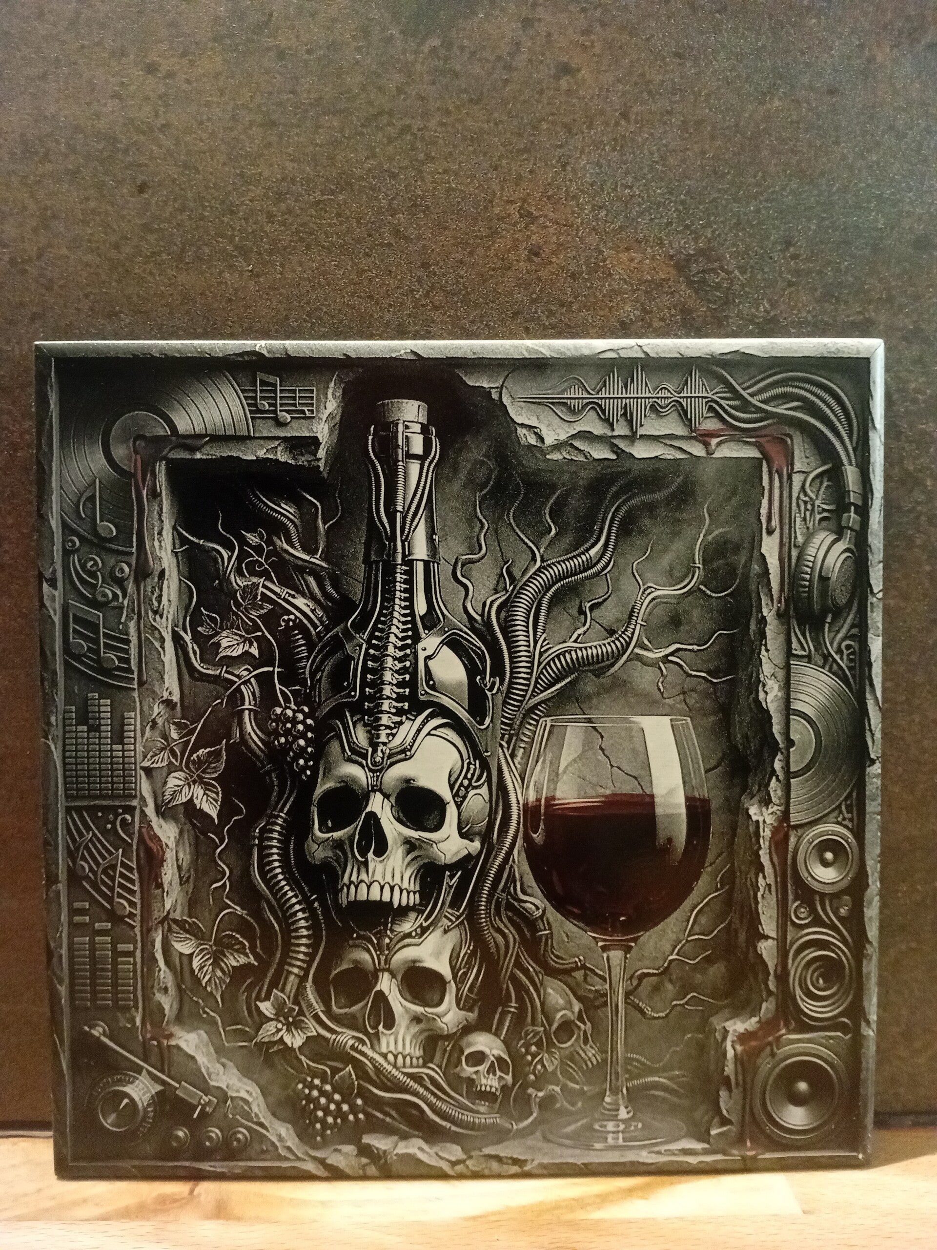 Dark wine