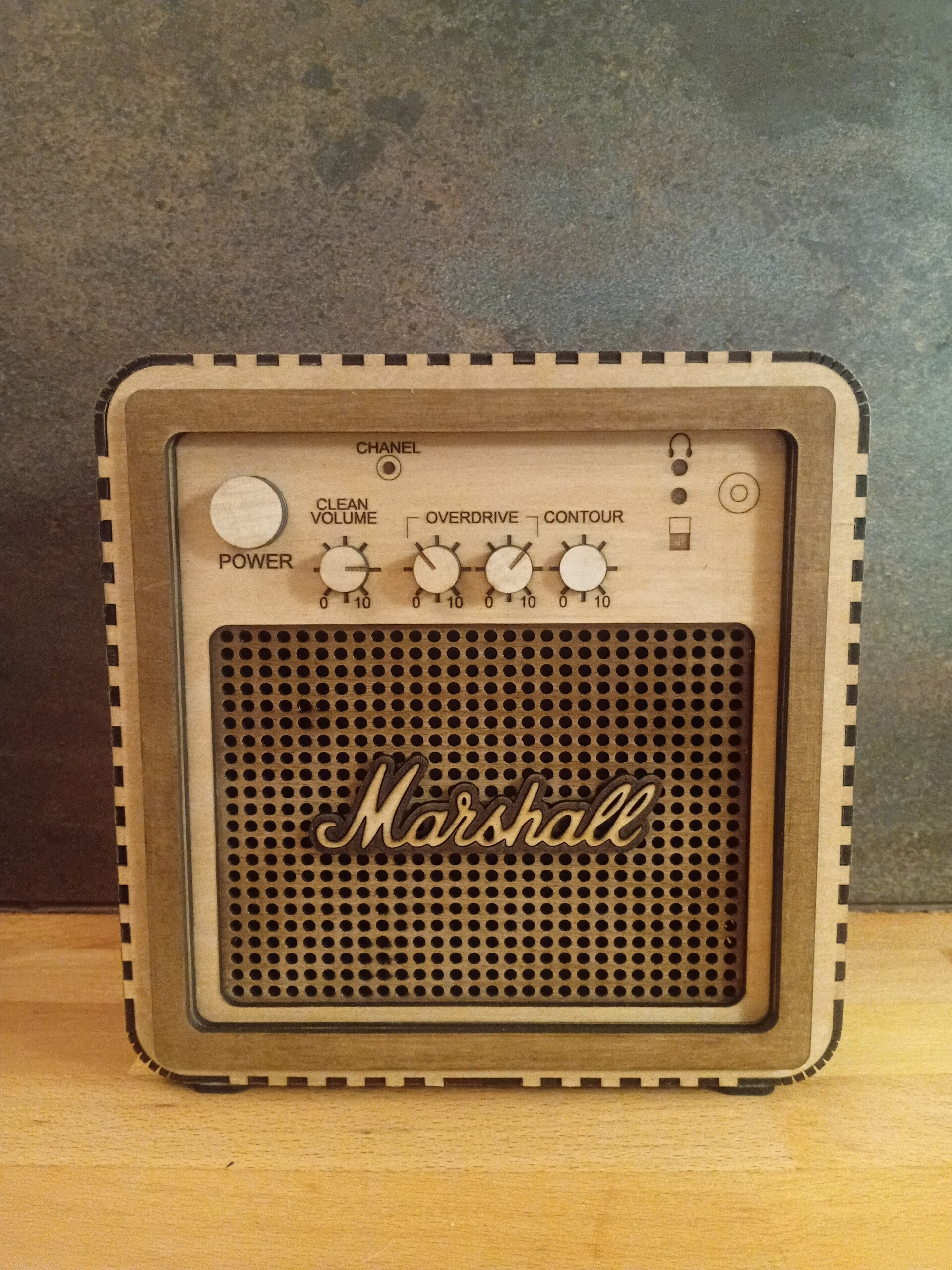 Fichier svg-dxf Ampli de guitare Marshall