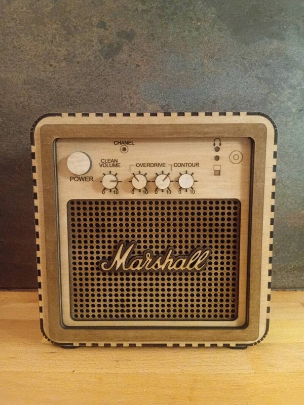 Fichier svg-dxf Ampli de guitare Marshall