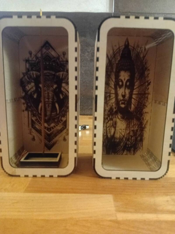 Porte encens inversé zen