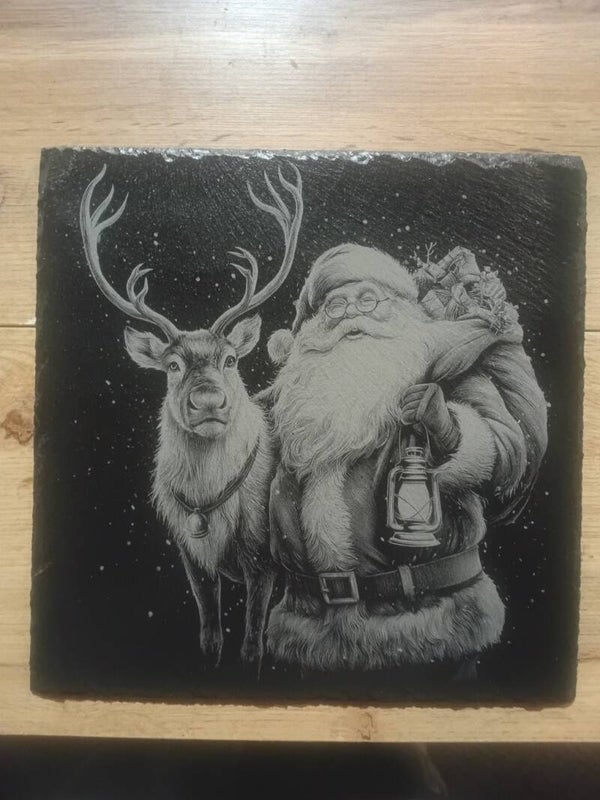 Ardoise pere noel