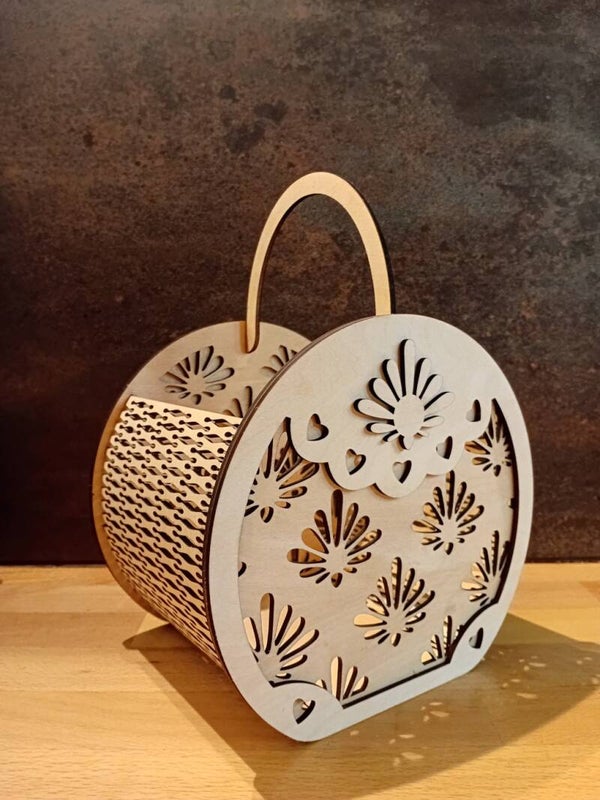 Panier floral circulaire