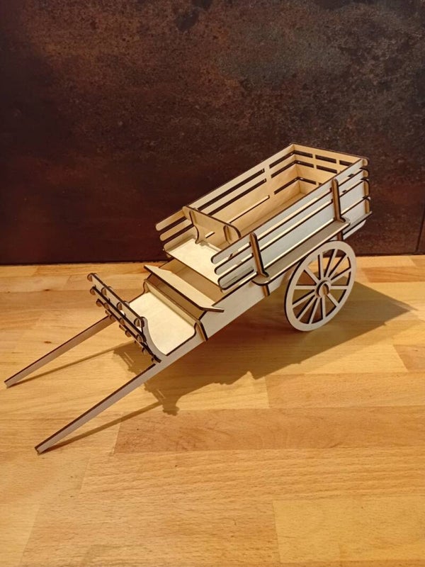 Charette en bois