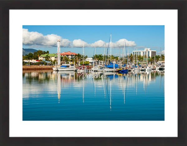 Townsville Marina Reflections - Framed