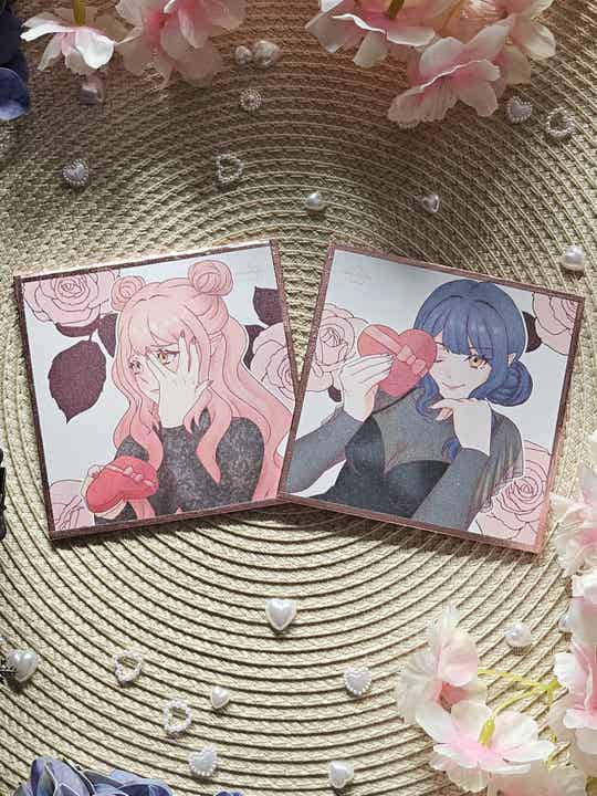❀ Haruka & Hina Valentine's Day Shikishi - Set ❀