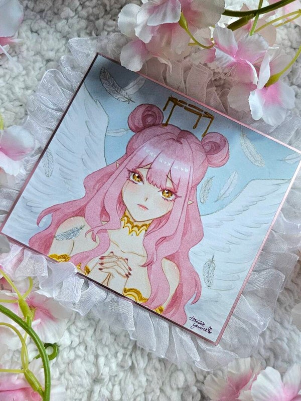 ❀ Original Shikishi - Haruka - Sorrows of a Fallen Angel ❀