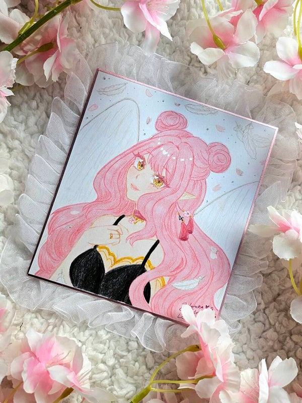 ❀ Original Shikishi - Haruka - Sakura Angel ❀