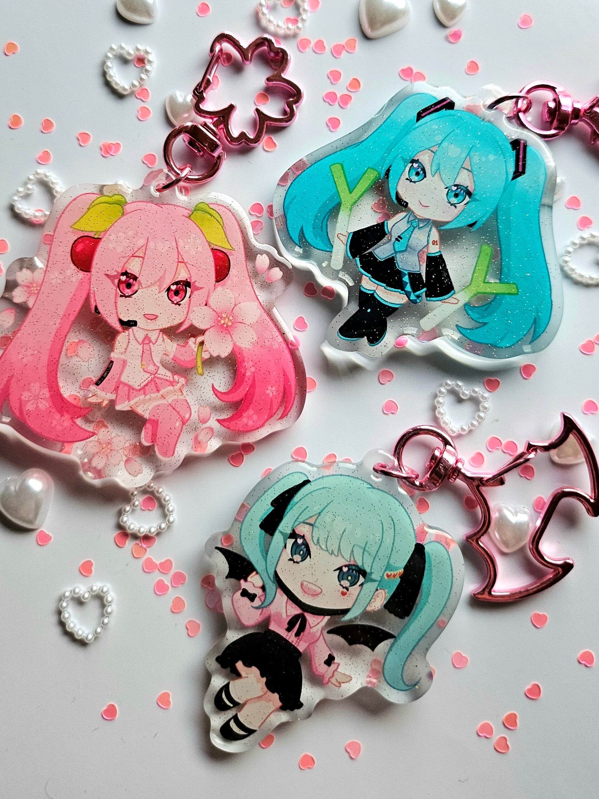 ❀ Different Mikus - Keychains ❀