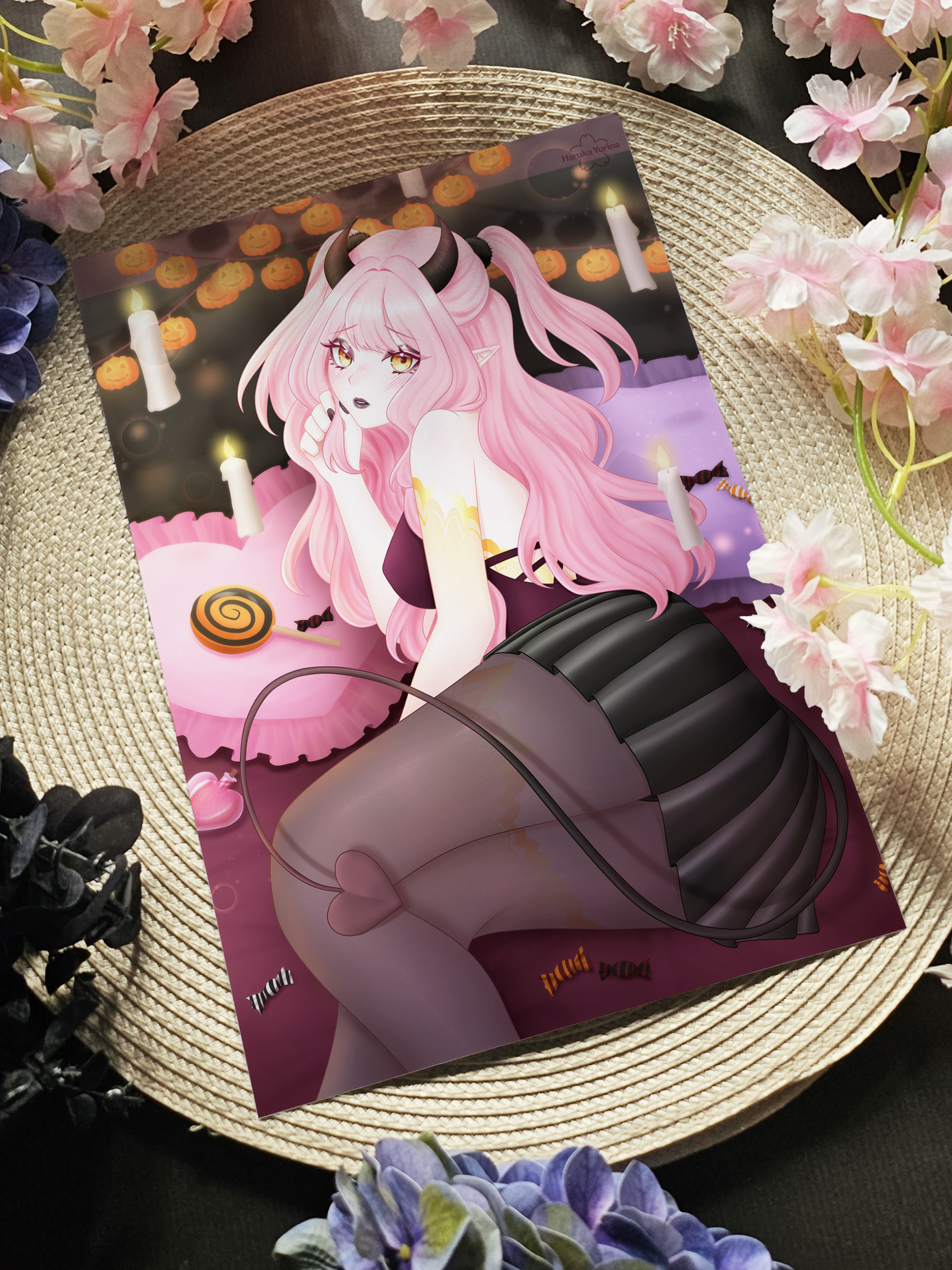 ❀ Haruka Halloween Artwork 2024 - A4 Print ❀