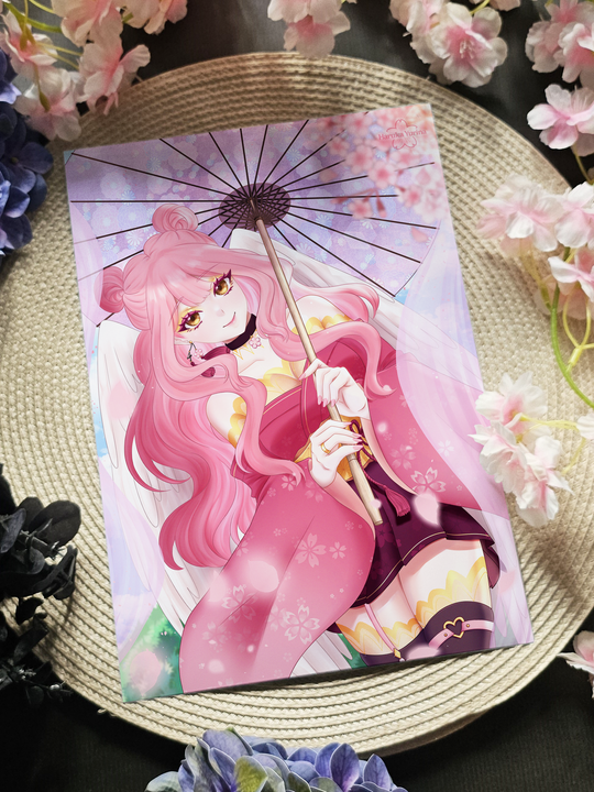 ❀ Kimono Angel Haruka - A4 Print ❀
