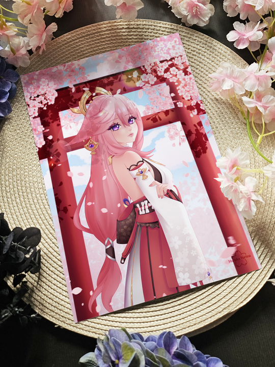 ❀ Yae Miko - Genshin Impact - A4 Print ❀