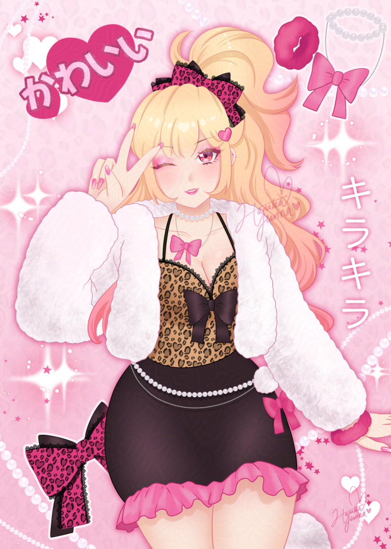 Marin in Agejo Gyaru Fashion Fanart - My Dress-Up Darling