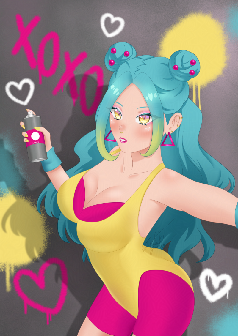 Terpsichore for Kalliope - Artfight 2026 (@kalliopes.studio on Insta)