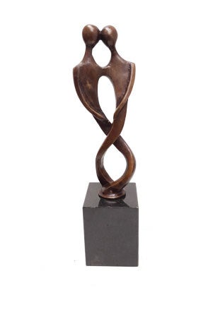 Bronzen sculptuur “Gelukkig zijn”