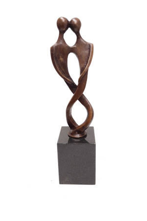 Bronzen sculptuur “Gelukkig zijn”