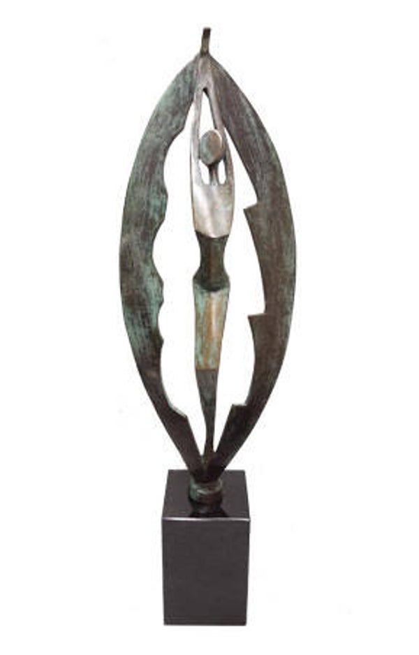 Bronzen sculptuur “Geloof in jezelf”