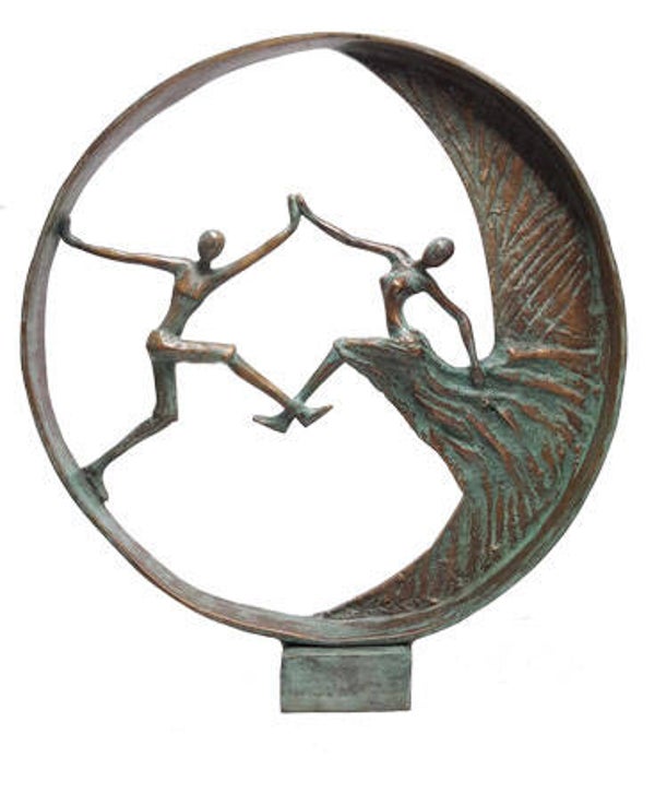 Zakelijk sculptuur “Eensgezind”