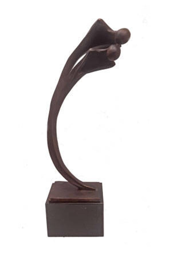 Bronzen sculptuur “Tedere kus”