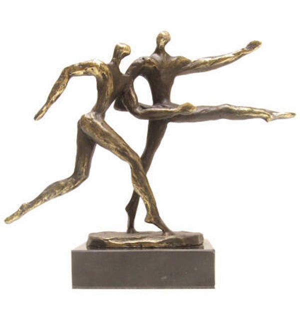 Sculptuur “Een voorsprong hebben”