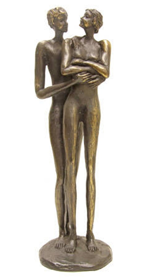 Liefdes sculptuur “Tijd voor elkaar”