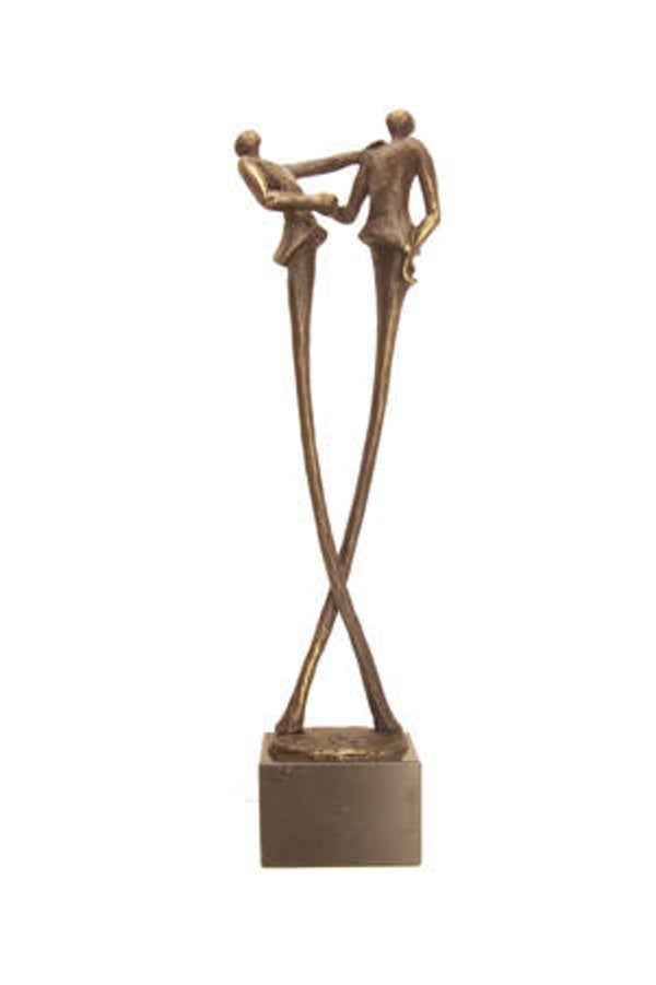Zakelijk sculptuur “Dank”