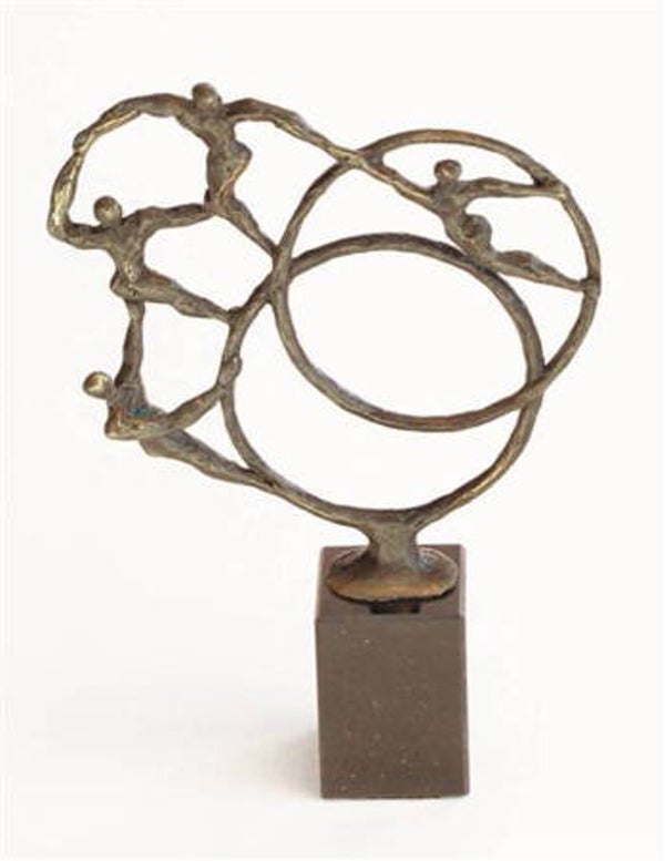 Sculptuur “In motion”