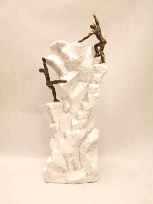 Zakelijk geschenk “De juiste keuze maken” van kunsthars