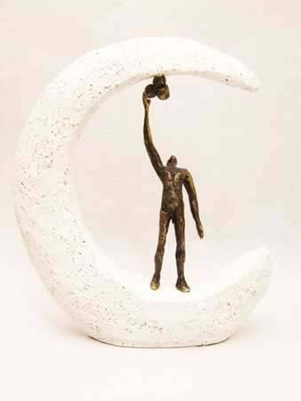 Zakelijk sculptuur “Een bloeiend succes”