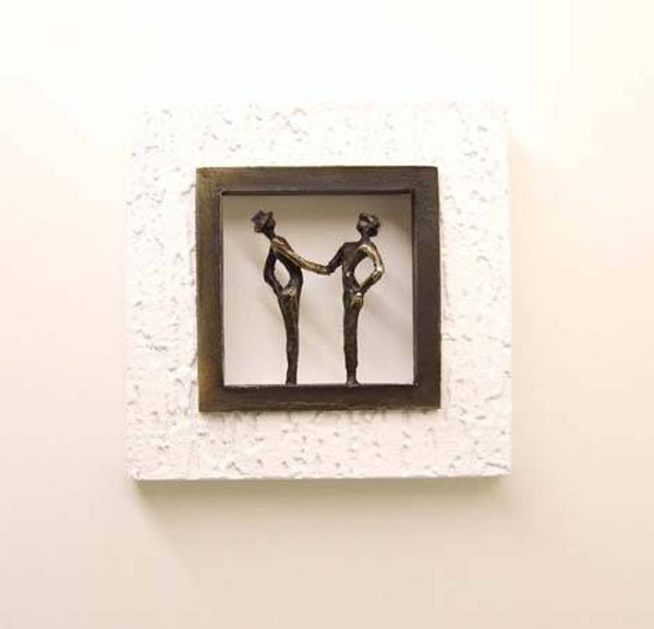 Zakelijk bedankje “In overeenstemming” wanddecoratie van kunsthars