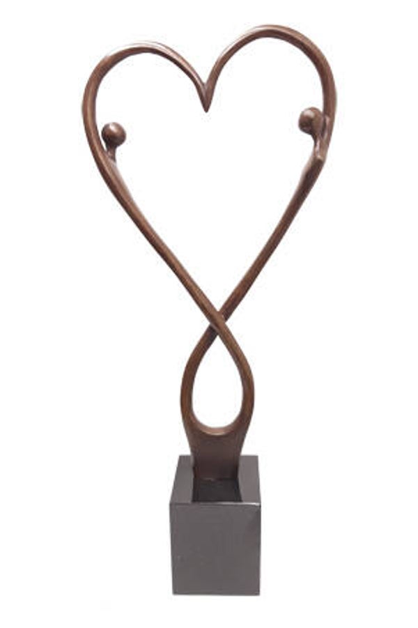 Bronzen sculptuur “Love and happiness”