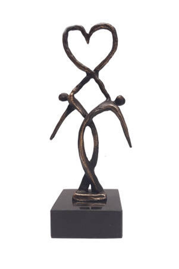 Liefdes sculptuur “Liefdesgeluk”