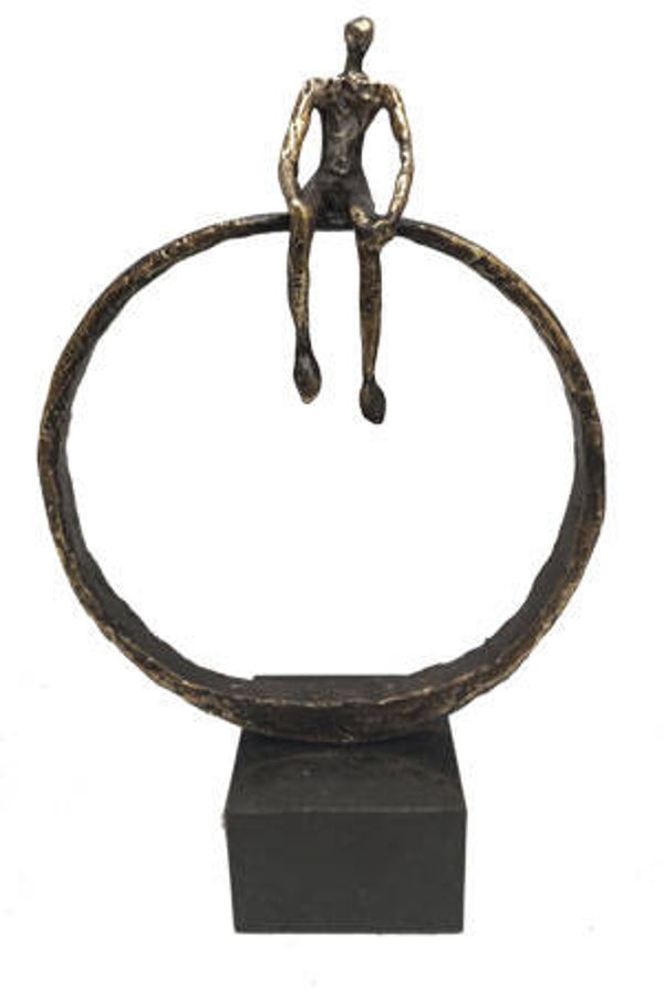 Pensioenbeeldje “Even stilstaan….”