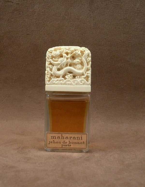 Rare flacon à parfum ancien "Maharani" Jehan de Bonnot vers 1920
