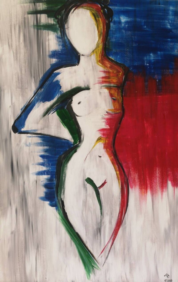 Stilisierter Frauenakt