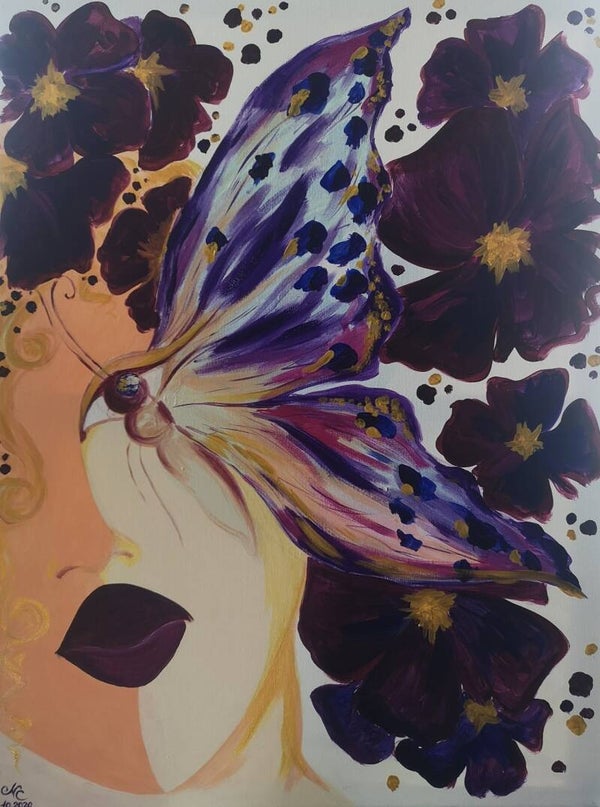 Schmetterling, 60x80 cm